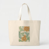 William Morris Single Stem Floral Pattern Grote Tote Bag (Voorkant)