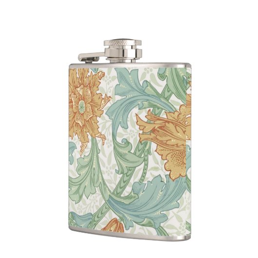 William Morris Single Stem Floral Pattern Heupfles (Links)