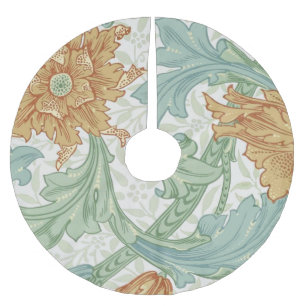 William Morris Single Stem Floral Pattern Kerstboom Rok