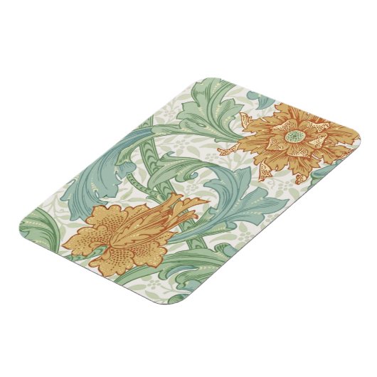 William Morris Single Stem Floral Pattern Magneet (Linkerzijde)