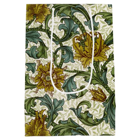 William Morris Single Stem Floral Pattern Medium Cadeauzakje (Achterkant)