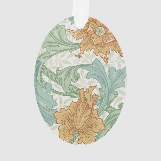 William Morris Single Stem Floral Pattern Ornament (achterkant)
