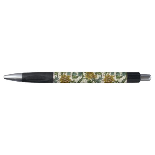 William Morris Single Stem Floral Pattern Pen (Voorkant)