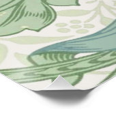 William Morris Single Stem Floral Pattern Perfect Poster (Hoek)