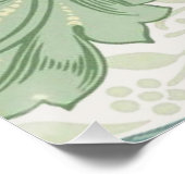 William Morris Single Stem Floral Pattern Poster (Hoek)
