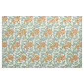 William Morris Single Stem Floral Pattern Stof (Fat Quarter)