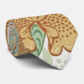 William Morris Single Stem Floral Pattern Stropdas (Opgerold)