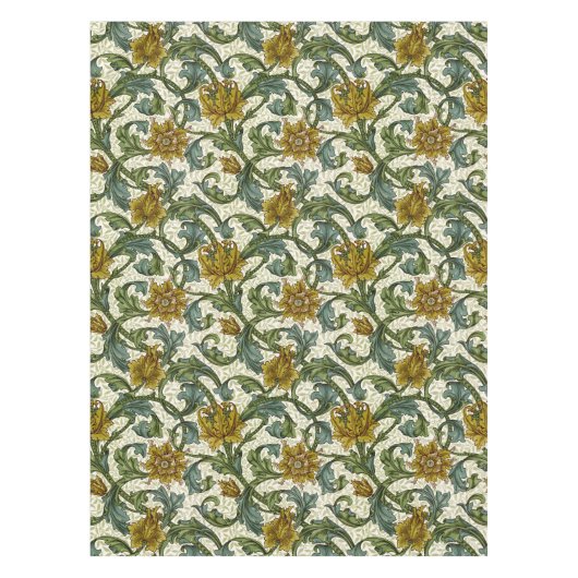 William Morris Single Stem Floral Pattern Tafelkleed (Voorkant)