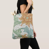 William Morris Single Stem Floral Pattern Tote Bag (Dichtbij)