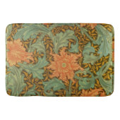 William Morris Single Stem Pattern Art Nouveau Badmat (Voorkant)