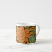 William Morris Single Stem Pattern Art Nouveau Espresso Kop (Voorkant rechts)