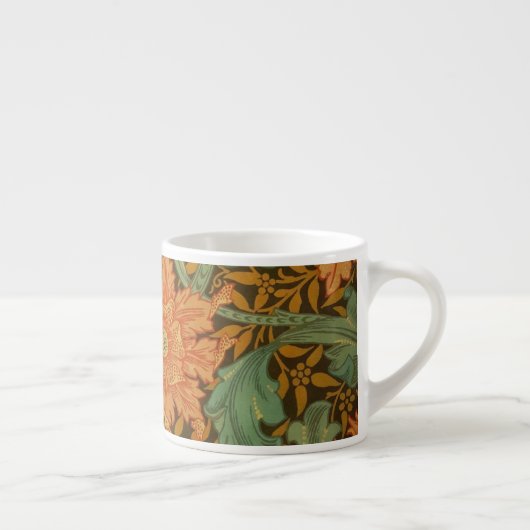 William Morris Single Stem Pattern Art Nouveau Espresso Kop (Rechts)