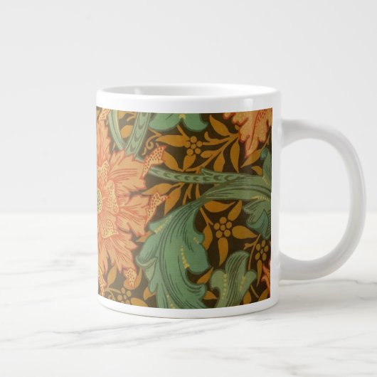 William Morris Single Stem Pattern Art Nouveau Grote Koffiekop (Rechts)