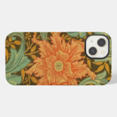 William Morris Single Stem Pattern Art Nouveau iPhone Hoesje (Achterkant horizontaal)
