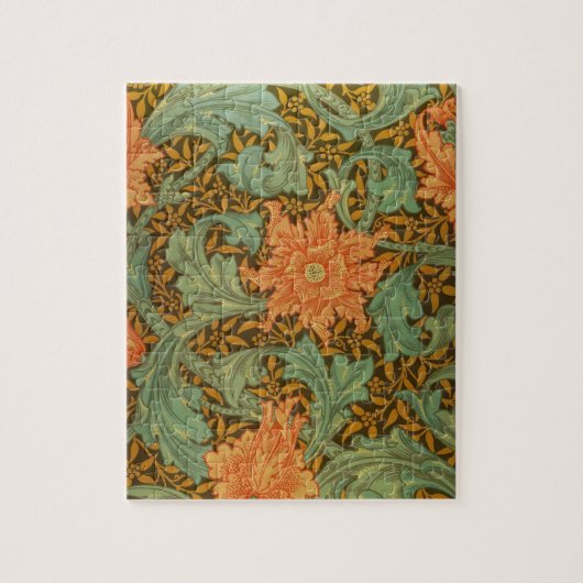 William Morris Single Stem Pattern Art Nouveau Legpuzzel (Verticaal)