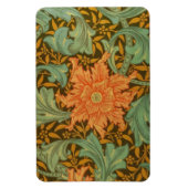 William Morris Single Stem Pattern Art Nouveau Magneet (Verticaal)