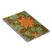 William Morris Single Stem Pattern Art Nouveau Notitieboek (Rechterzijde)