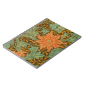 William Morris Single Stem Pattern Art Nouveau Notitieboek (Linkerzijde)