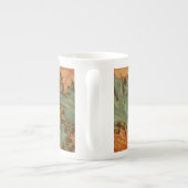 William Morris Single Stem Pattern Art Nouveau Porselein Kop (Achterkant)