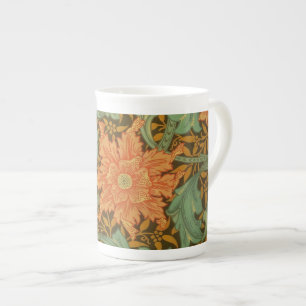William Morris Single Stem Pattern Art Nouveau Porselein Kop