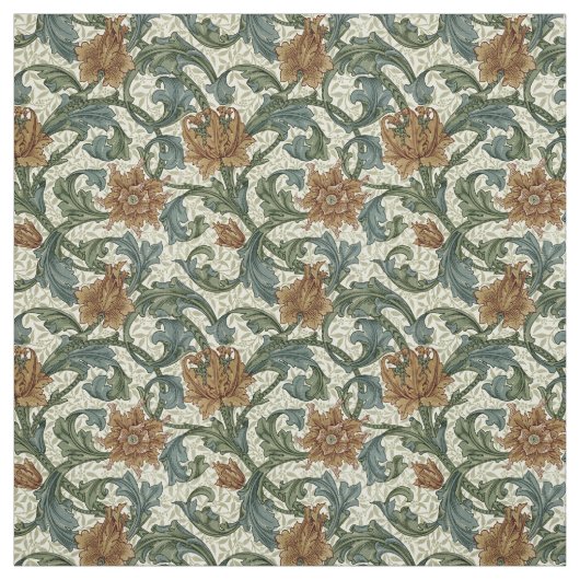 William Morris  Single Stem Pattern Stof (Swatch)