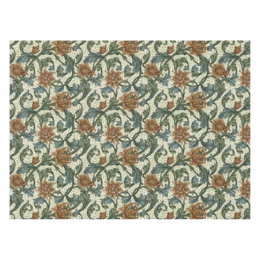 William Morris Single Stem Pattern Tafelkleed (Voorkant (Horizontaal))