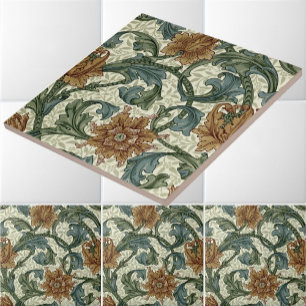 William Morris  Single Stem Pattern Tegeltje