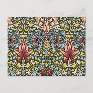 William Morris Slangenhoofd Bloempatroon Briefkaart
