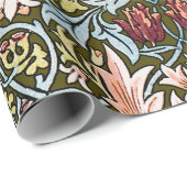 William Morris Slangenhoofd Bloempatroon Cadeaupapier (Rol Hoek)