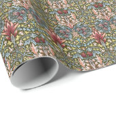 William Morris Slangenhoofd Bloempatroon Cadeaupapier (Rol Hoek)