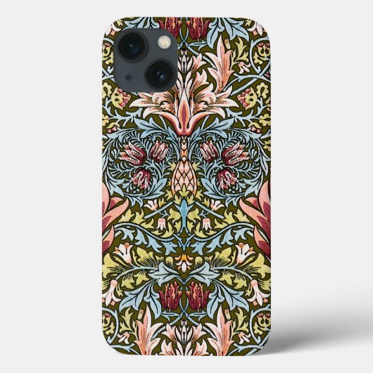 William Morris Slangenhoofd Bloempatroon Case-Mate iPhone Case (Achterkant)