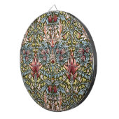 William Morris Slangenhoofd Bloempatroon Dartbord (Voorkant Rechts)