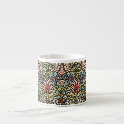 William Morris Slangenhoofd Bloempatroon Espresso Kop (Voorkant)
