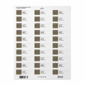 William Morris Slangenhoofd Bloempatroon Etiket (Full Sheet)