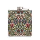 William Morris Slangenhoofd Bloempatroon Heupfles (Achterkant)