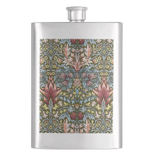 William Morris Slangenhoofd Bloempatroon Heupfles