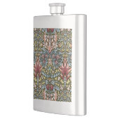 William Morris Slangenhoofd Bloempatroon Heupfles (Links)