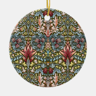 William Morris Slangenhoofd Bloempatroon Keramisch Ornament