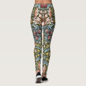 William Morris Slangenhoofd Bloempatroon Leggings (Achterkant)