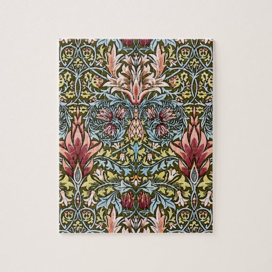 William Morris Slangenhoofd Bloempatroon Legpuzzel (Verticaal)