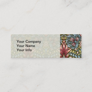 William Morris Slangenhoofd Bloempatroon Mini Visitekaartje