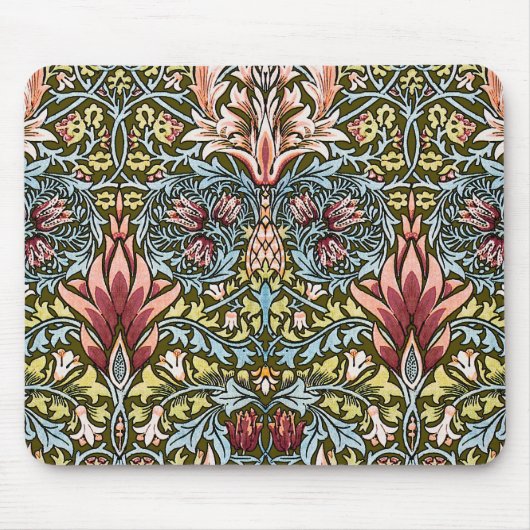 William Morris Slangenhoofd Bloempatroon Muismat (Voorkant)