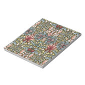 William Morris Slangenhoofd Bloempatroon Notitieblok (Linkerzijde)