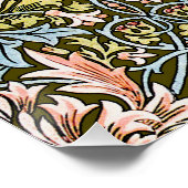 William Morris Slangenhoofd Bloempatroon Poster (Hoek)