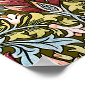 William Morris Slangenhoofd Bloempatroon Poster (Hoek)