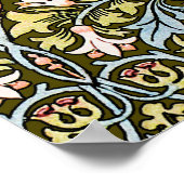 William Morris Slangenhoofd Bloempatroon Poster (Hoek)