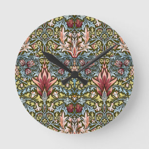 William Morris Slangenhoofd Bloempatroon Ronde Klok