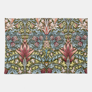 William Morris Slangenhoofd Bloempatroon Theedoek