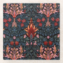 William Morris Slangenhoofd Donker Patroon Glazen Onderzetter