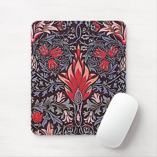 William Morris Snakehead Design - Mousepad Muismat (Met muis)